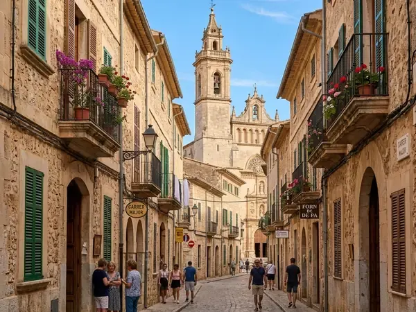 Trabajos verticales en Manacor — segunda ciudad de Mallorca